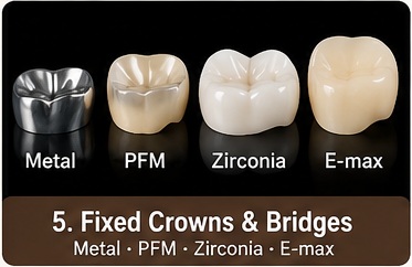 Fixed Crowns & Bridges treatment image